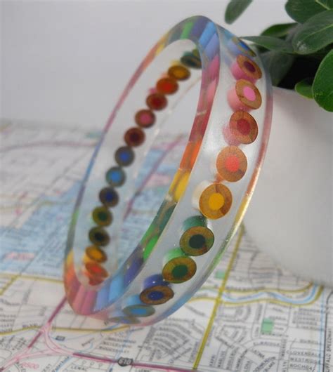 Resin Bracelet Bangle Bracelet Resin Jewelry Colored