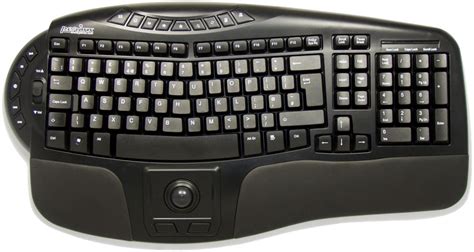 KBC-PERI-711 - Full Size, Wireless, Optical Trackball Keyboard, Black, Data Sheet