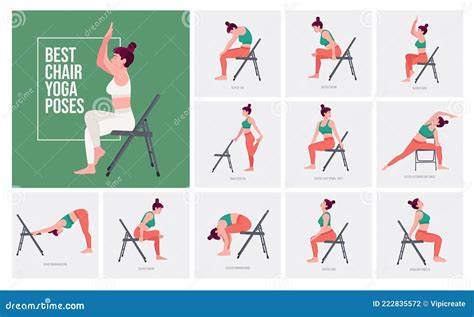 Chair Yoga Poses Stock Illustrations – 164 Chair Yoga Poses Stock Illustrations, Vectors ...