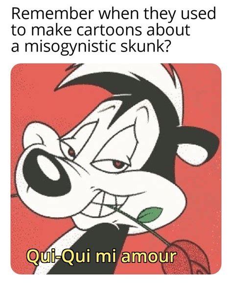 I wonder if he was a skunk for a reason? : r/memes