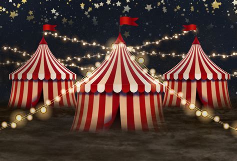 Circus Backdrop Tent Night Star Photography Backdrop D874 – Dbackdrop