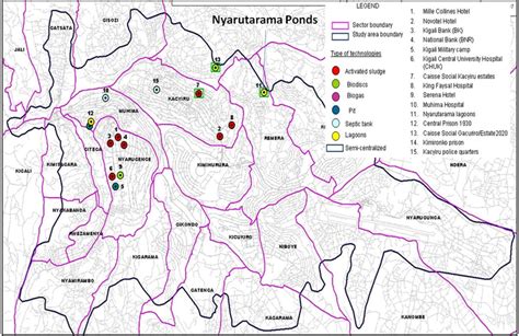 Map Of Kigali City - Map With Cities