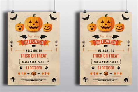 25+ Halloween Party Flyer/Poster PSD Templates - Graphic Cloud