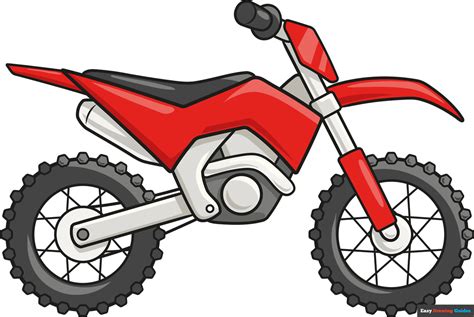 How To Draw A Motorcycle For Kids