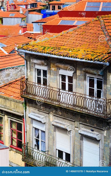 Porto, Portugal Old Town Aerial View Stock Photo - Image of downtown, european: 148601078