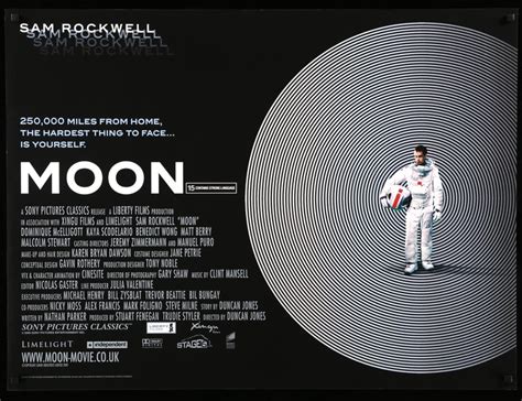 Moon (2009) Original British Quad Movie Poster - Original Film Art - Vintage Movie Posters