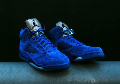 Air Jordan 5 Blue Suede Release Info + Detailed Photos | SneakerNews.com