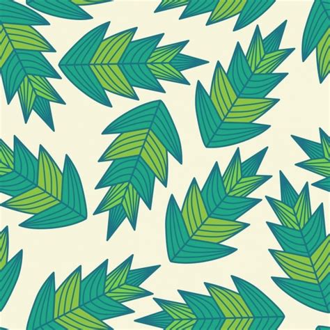 Free Vector | Leaves pattern design