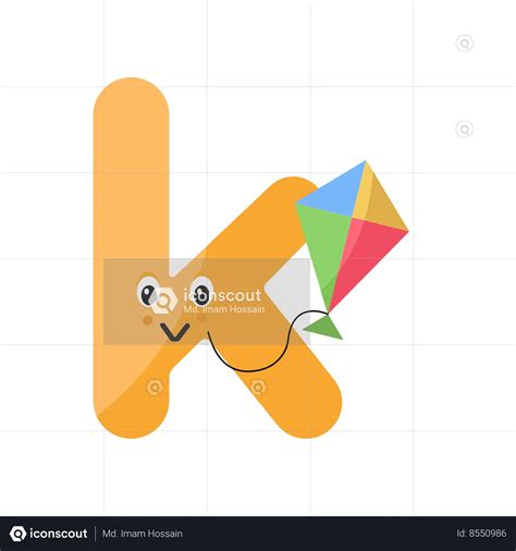 Alphabet Letter K Animated Icon download in JSON, LOTTIE or MP4 format