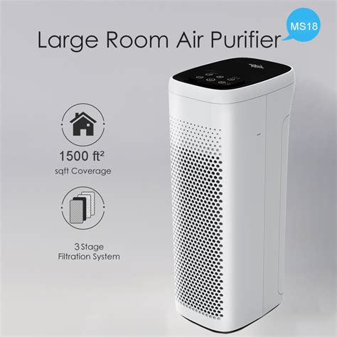 MS® Air Purifier for Home Large Room with H13 True HEPA Filter, Air ...