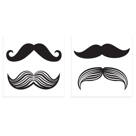 Mustache Tattoos - ThePartyWorks