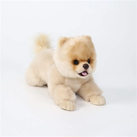 16 Inch- Pomeranian Stuffed Animals Toy Dog,Plush Puppy Realistic Cute Toy Dog Present Gift for ...