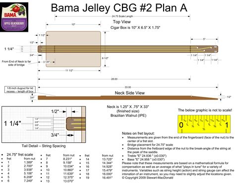 banjo neck dimensions - Google Search Cigar Box Nation, Cigar Box Guitar Plans, Banjo Music, Lap ...