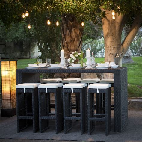 Top 25 of Outdoor Bar Height Table and Chairs