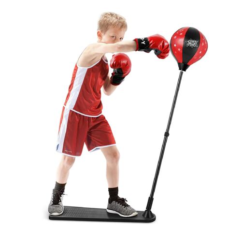 Sports Toys Punching Bag, Free Standing Boxing Speed Ball Inflatable, Boxing Gloves Equipment ...