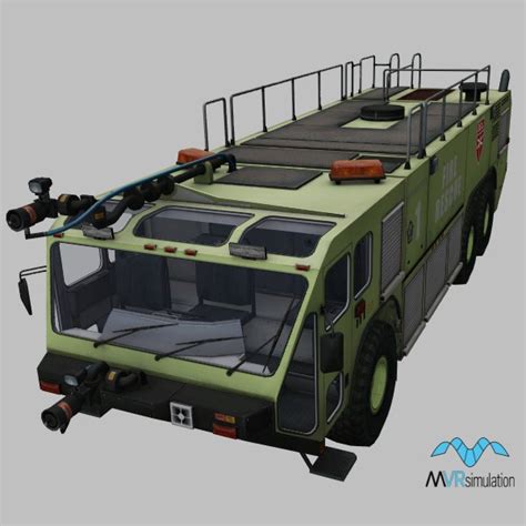 airport-firetruck-002 3D Model | MVRsimulation