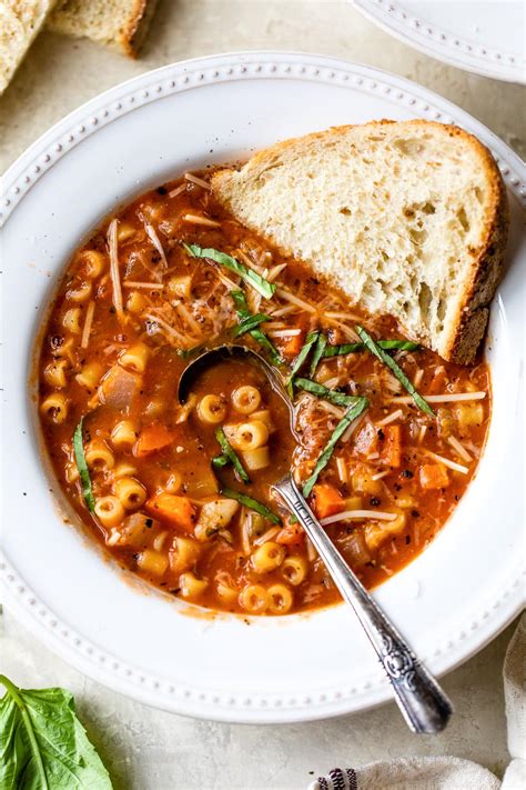 Pasta Fagioli Soup (Pasta and Beans) - Quinoa Recipe