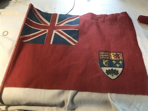 Bought a Canadian Red Ensign (1921-1957) from an antique shop : r/vexillology