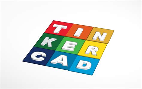 3D design tinkercad logo | Tinkercad