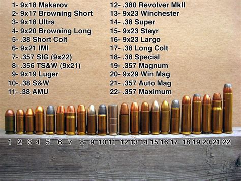 Ammo Size Chart - MyConfinedSpace