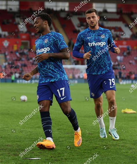 Chelseas Raheem Sterling Left Chelseas Mason Editorial Stock Photo - Stock Image | Shutterstock