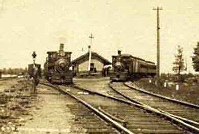 Grand Trunk Railway In Park Head Ontario - An Important Railway Depot