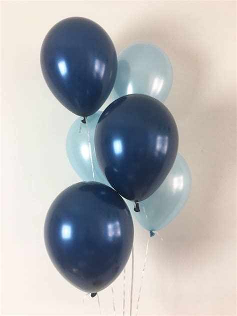 Light Blue Navy Latex Balloons Navy Balloons Navy and Blue - Etsy