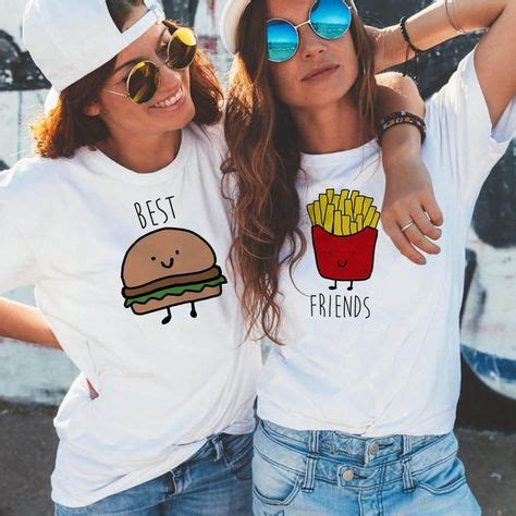 9 Best friend matching shirts ideas | bff shirts, bff outfits, friend outfits