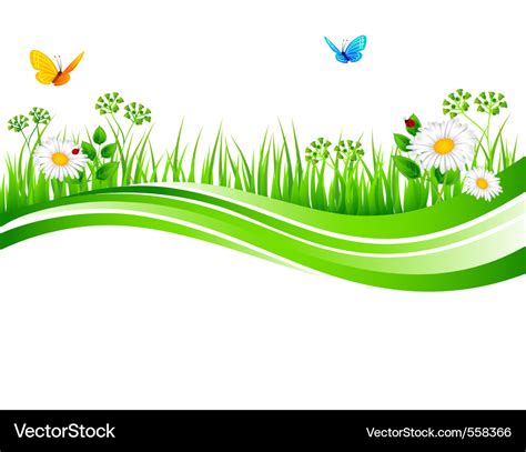 Grass border Royalty Free Vector Image - VectorStock