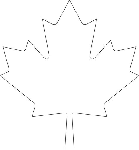 Downloadable maple leaf template for your Canada Day crafts | Canadian Living