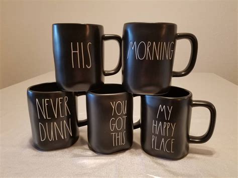 Black Rae Dunn Mugs Rae Dunn Black Coffee Mug Rae Dunn | Etsy