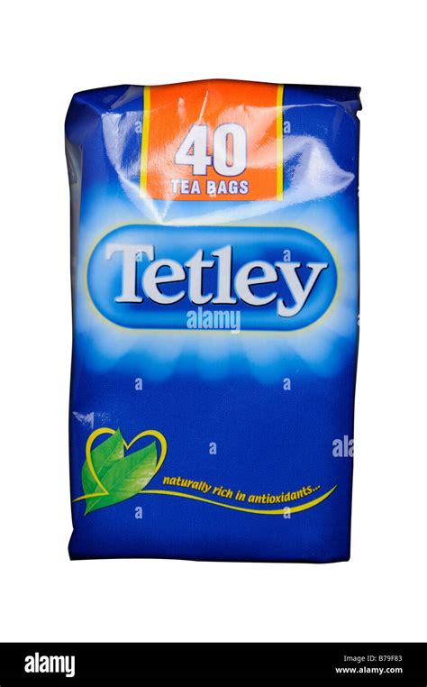 Tetley Tea Bags Box Stock Photo - Alamy