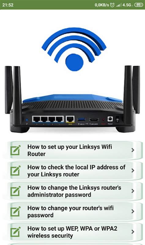 192.168.1.1 linksys wifi router setup guide APK for Android - Download