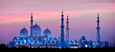 Gray mosque with lights on HD wallpaper | Wallpaper Flare