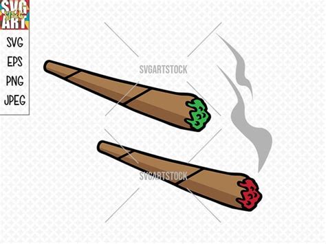 Weed Blunt SVG joint vector cannabis 420 digital clipart | Etsy