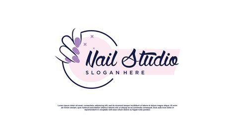 Beauty nail logo design vector with creative unique style Premium Vector 11667856 Vector Art at ...