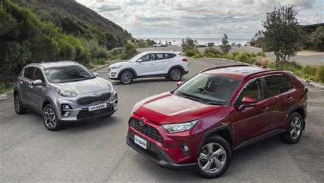 Mid-Size SUV Comparison: We Review 3 of the Best Midsize SUVs (RAV4, Sportage & Tucson) | CarsGuide