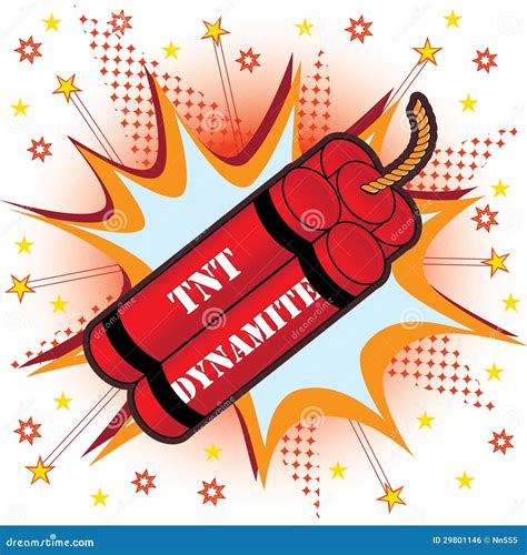 Tnt dynamite stock vector. Image of vector, destruction - 29801146