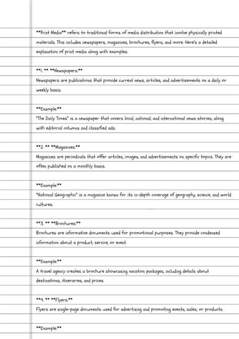 SOLUTION: Exploring print media types and examples - Studypool