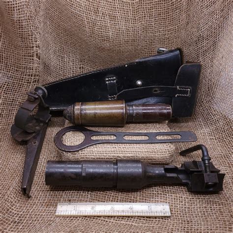 German WWII 98k Schiessbecher Rifle Grenade Launcher | All Original | 1942 Dated | Old Arms of ...