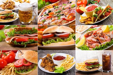 Collage of fast food — Stock Photo © Nitrub #9131620