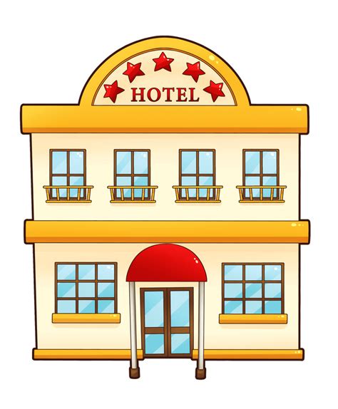 Hotel clipart cartoon, Hotel cartoon Transparent FREE for download on ...