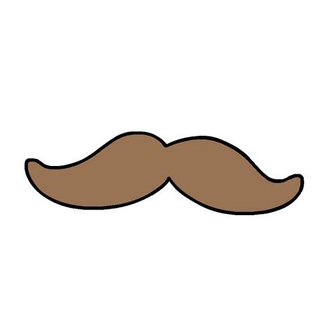 Mustache clipart brown, Mustache brown Transparent FREE for download on ...