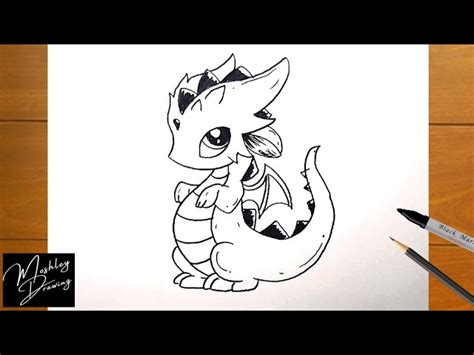 How to Draw a Baby Dragon Easy Step by Step