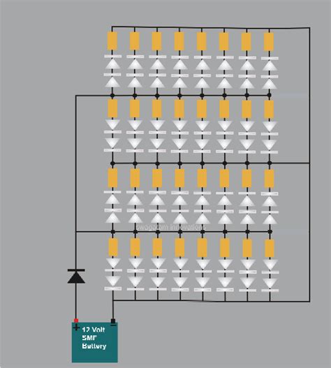 Led Light Circuit Diagram 110v