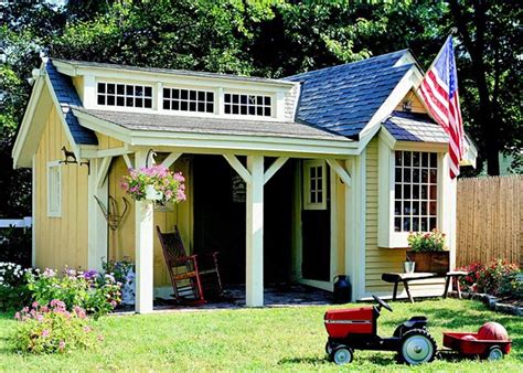 Storage Shed Plans With Porch – Build a Garden Storage Shed – Cool Shed Deisgn