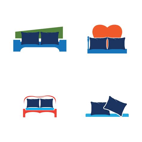 Bed logo vector illustration design template. Bed logo vector 3726868 Vector Art at Vecteezy