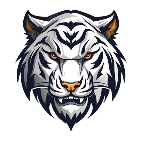 White Tiger Head Logo Design, Tiger Head Logo, Tiger Head, Animal PNG Transparent Image and ...