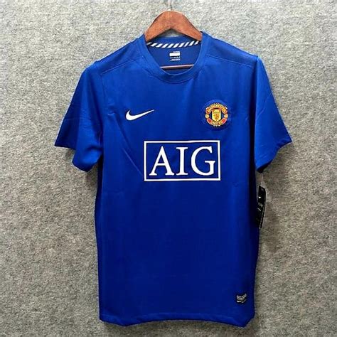 Manchester United Blue Third Shirt 08/09 – Pauls Retros