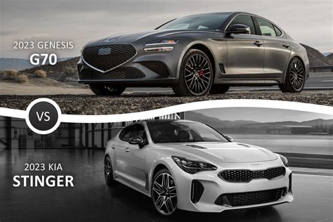 2023 Genesis G70 vs. 2023 Kia Stinger